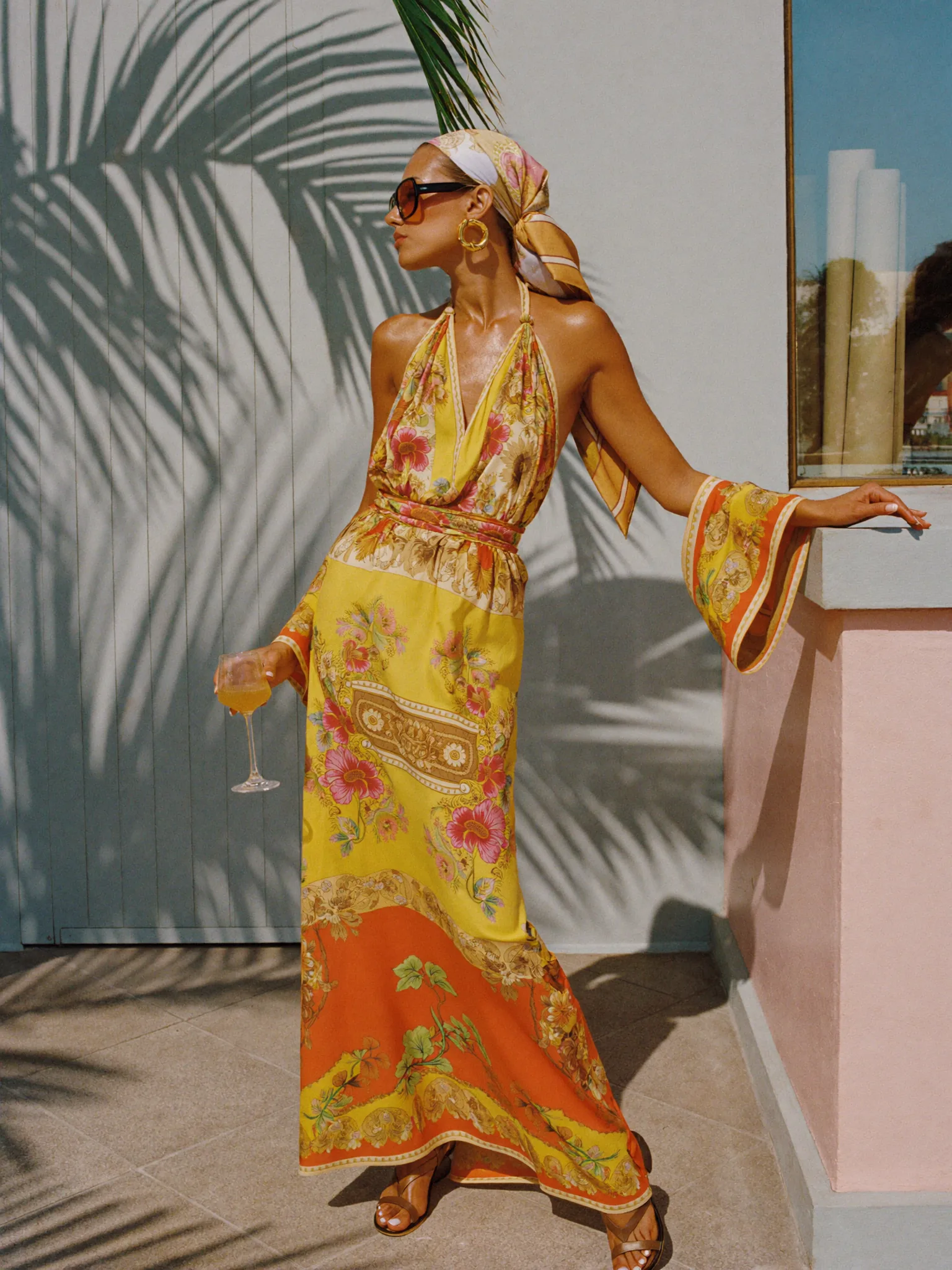 Look 70s glam femenino
